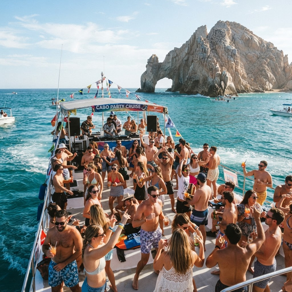 People enjoying a party boat cruise